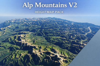 Real World Heightmaps-Alps V2
