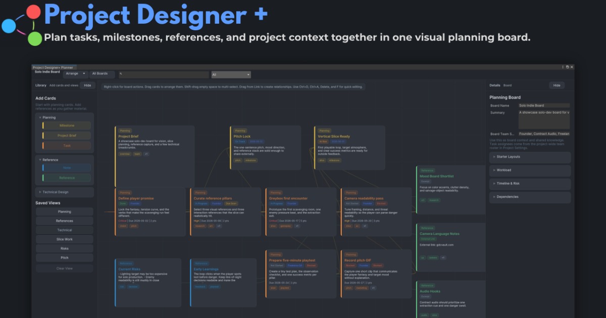 Project Designer+ | Utilities Tools | Unity Asset Store