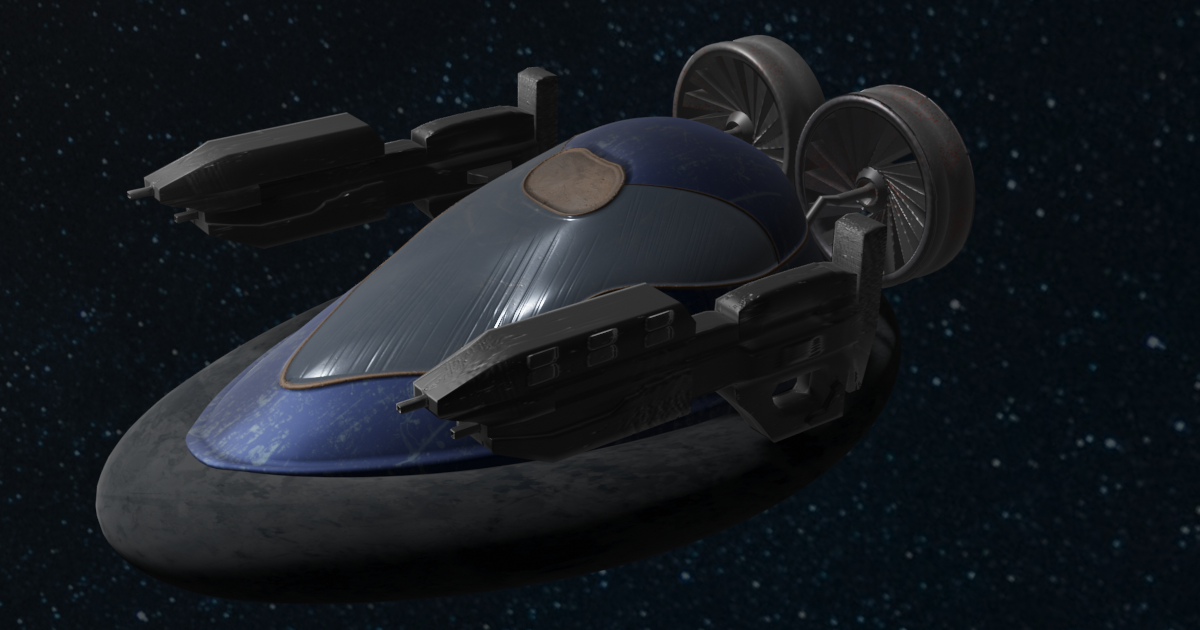 3D Hovercraft Blue | 3D Air | Unity Asset Store