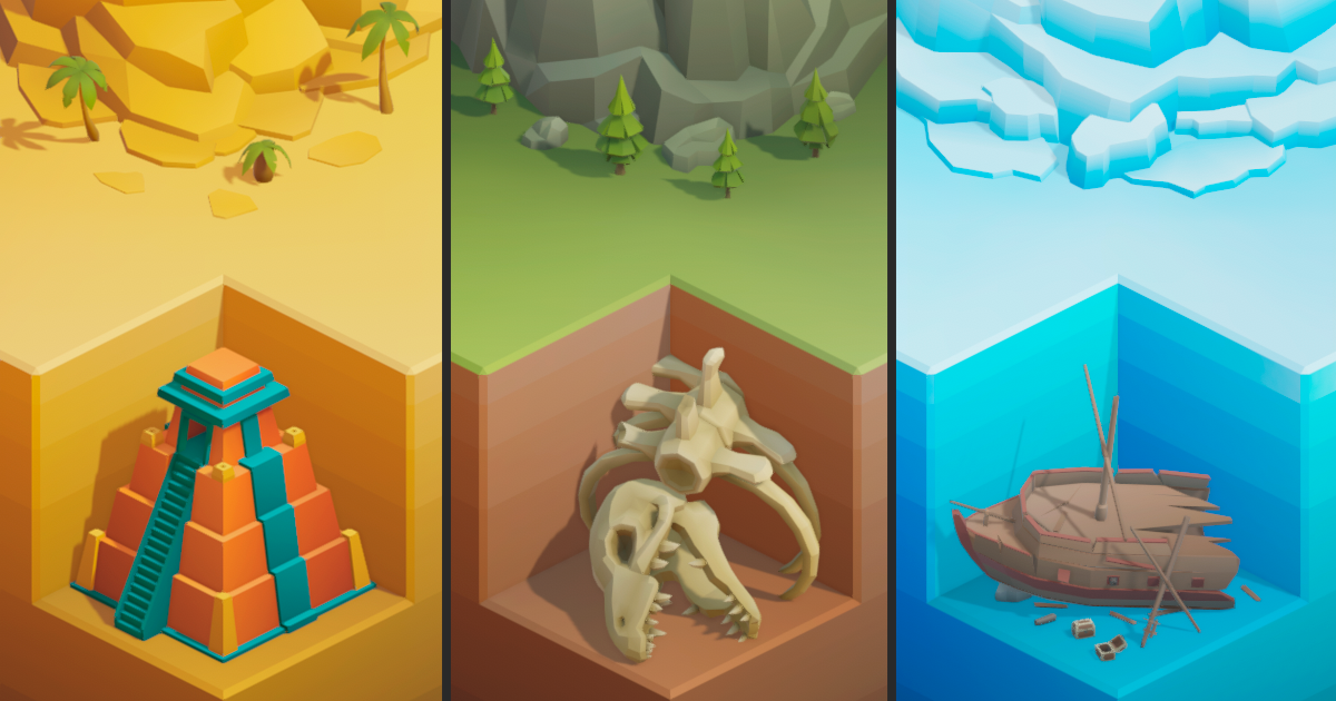 Digging Graphics Set | 3D Landscapes | Unity Asset Store