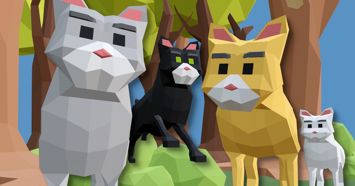 LOW POLY CATS - Animated | 角色 | Unity Asset Store