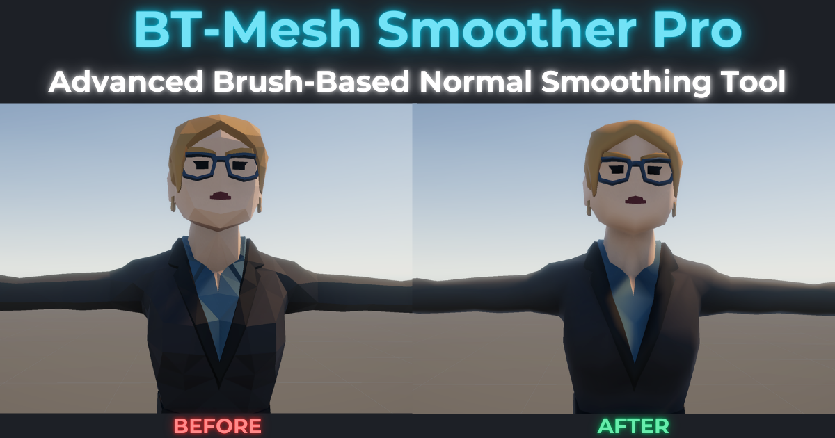 BT-Mesh Smoother Pro: Advanced Brush-Based Normal Smoothing Tool ...