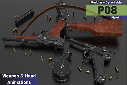 P08 Pistol (Fps - Tps)