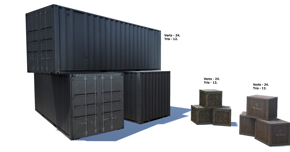 Container & Boxes | 3D Props | Unity Asset Store
