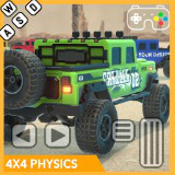 Off-Road Crawler 4x4 Pickup Vehicle Physics