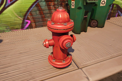 Stylized Fire Hydrant – Game Ready Asset
