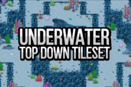 Underwater Top-Down Tileset