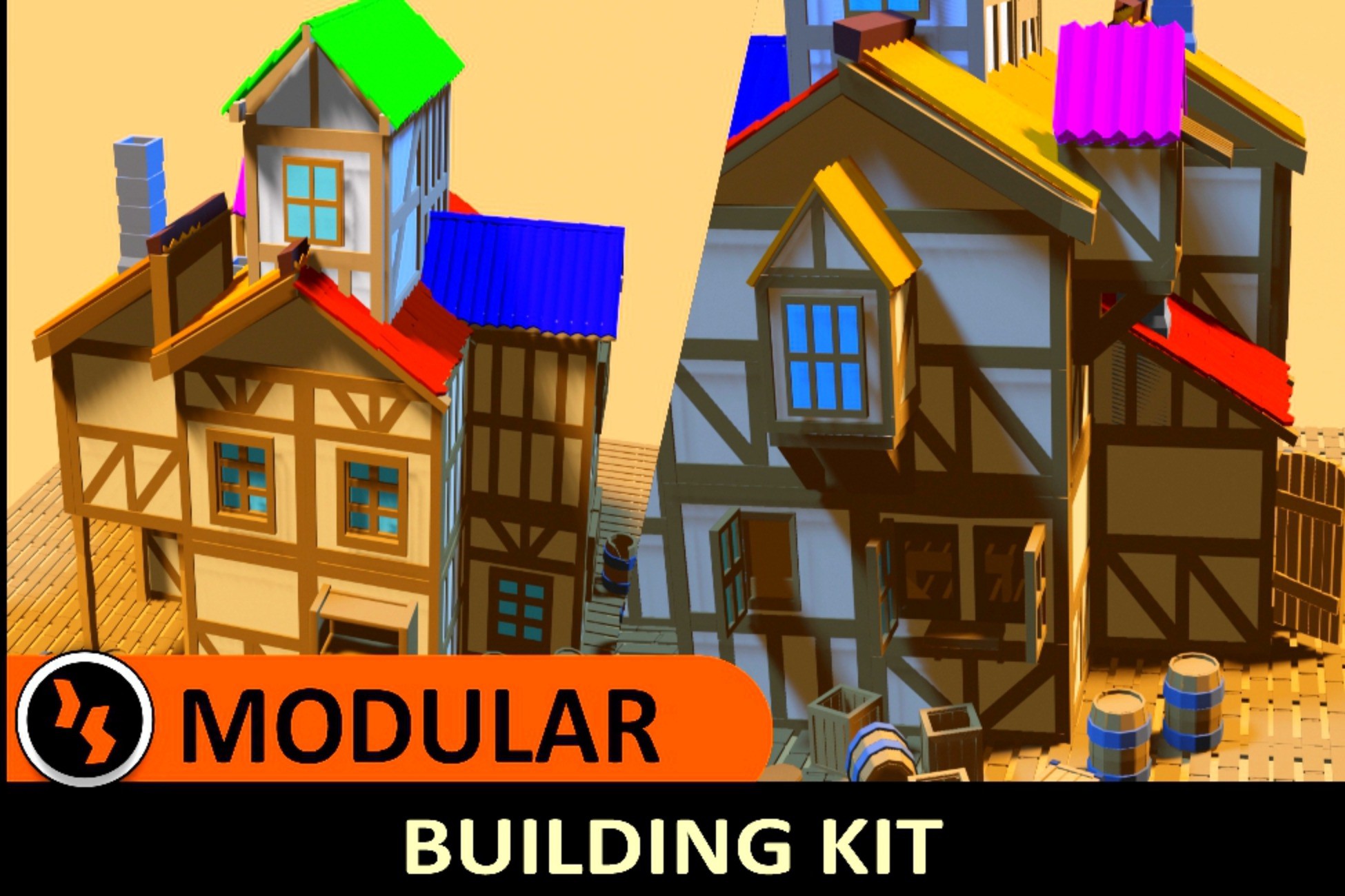 MODULAR BUILDING KIT | 3D 环境 | Unity Asset Store