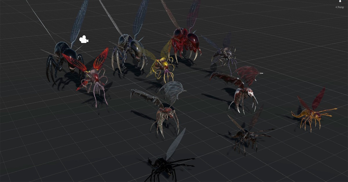 Monster_Pack_01 Characters Unity Asset Store