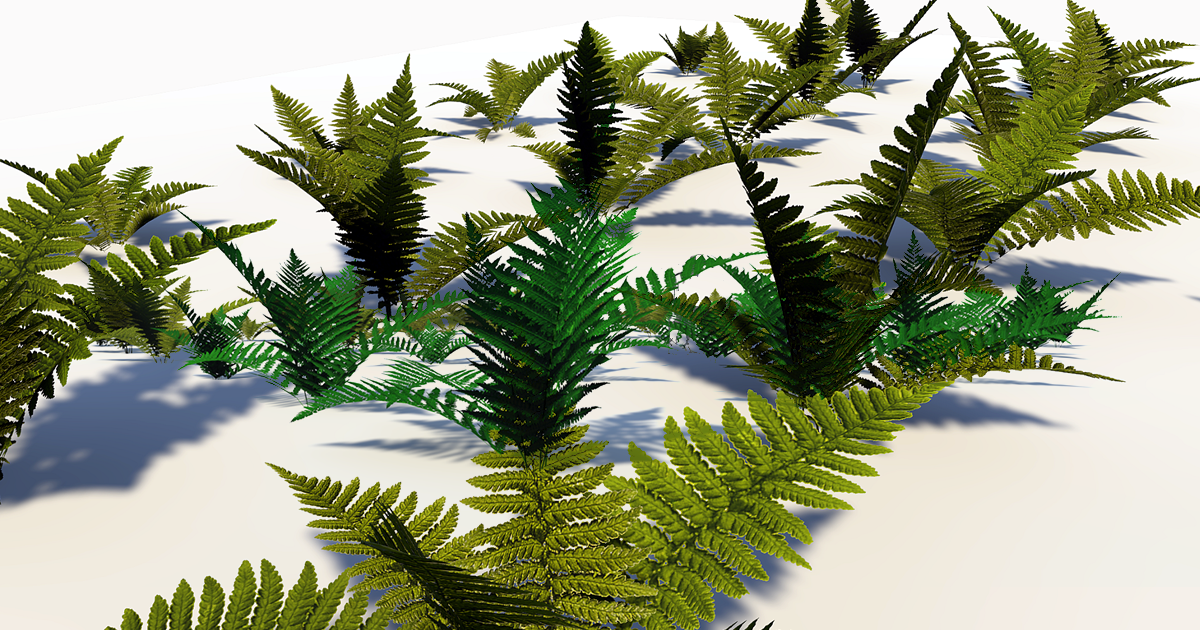BushGen04-FernBushes01 | 3D Vegetation | Unity Asset Store