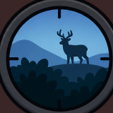Hunting Wildlife Tracking Hunter Survival Equipment Icons Pack
