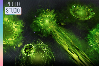 Realistic Poison Magic Spell FX