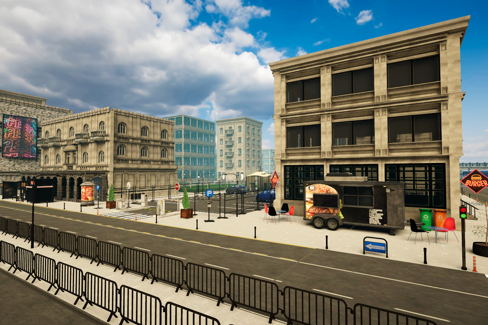 Modern City/Block 6. (URP) | 3D 도시 | Unity Asset Store