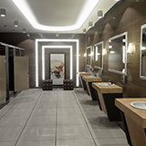 Public Restroom Interiors and Props