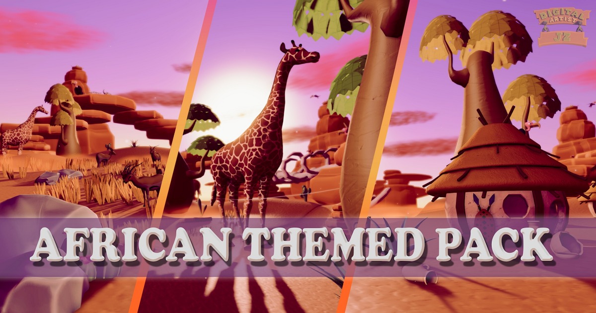 African Themed Pack | 3D Environments | Unity Asset Store