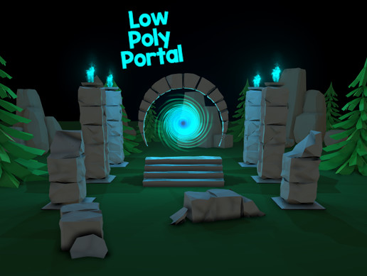 Low Poly Portal 3D Fantasy Unity Asset Store Low Poly Portal 3D Fantasy Unity Asset Store