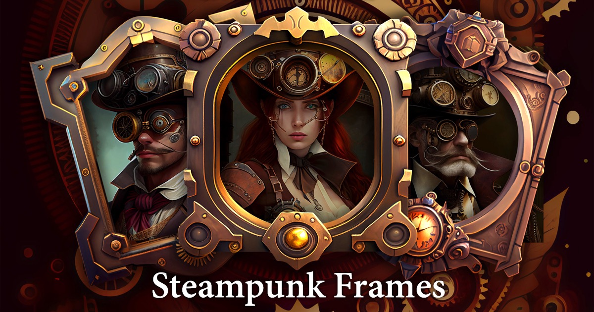 Unity Frame Png Steampunk Frames | 2D 아이콘 | Unity Asset Store