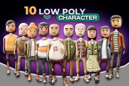 LowPoly Character Collection 4