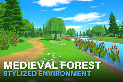 Medieval Forest - Stylized Fantasy Environment