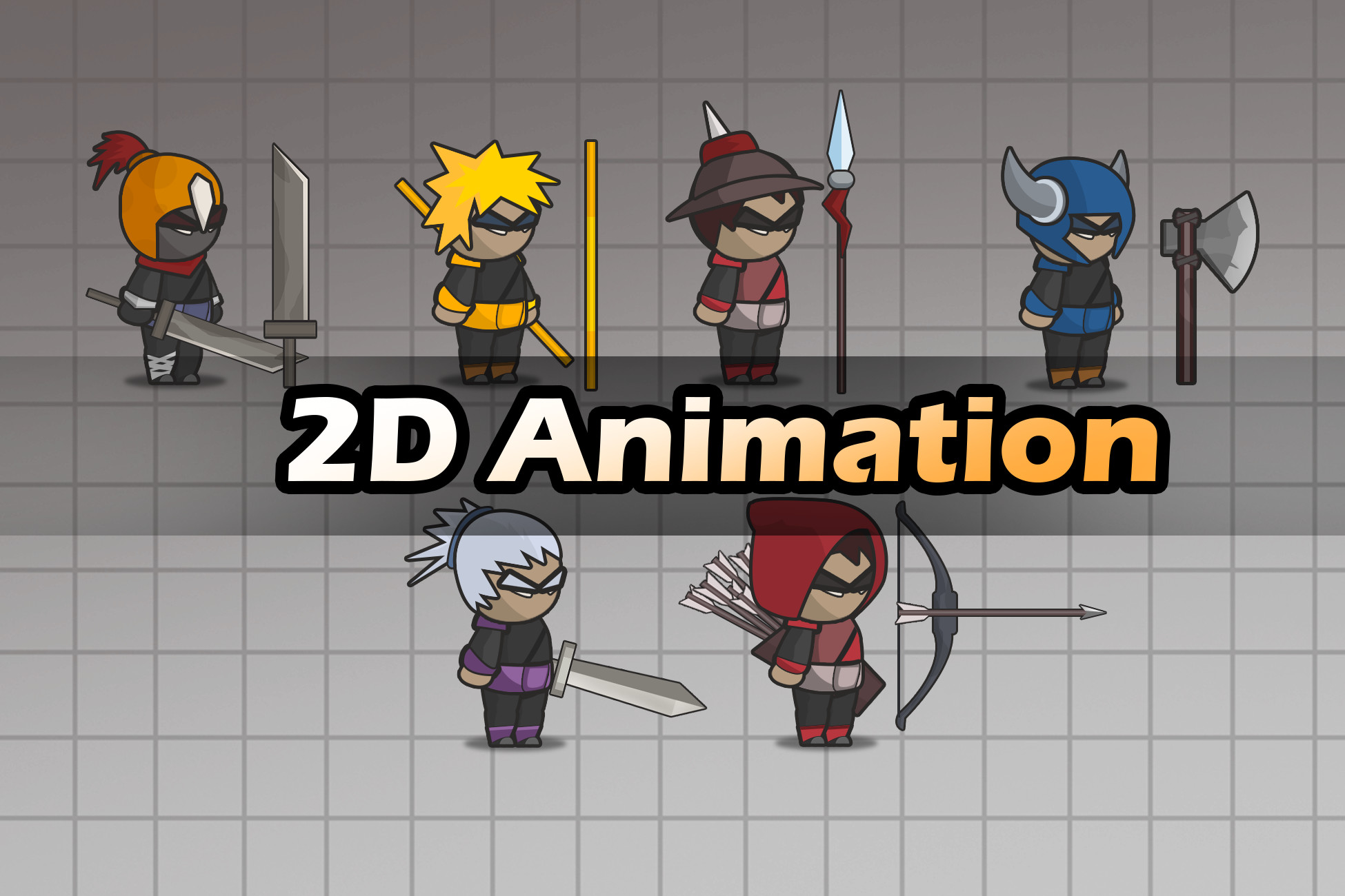 2D Character Animation Vol 1 2D Characters Unity Asset Store 2D Character Animation Vol 1 2D Characters Unity Asset Store
