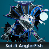Sci-Fi Angler Fish