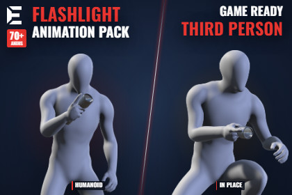 Flashlight Animation Pack | Third person