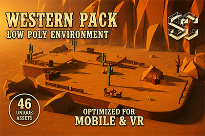 Western Pack Low Poly