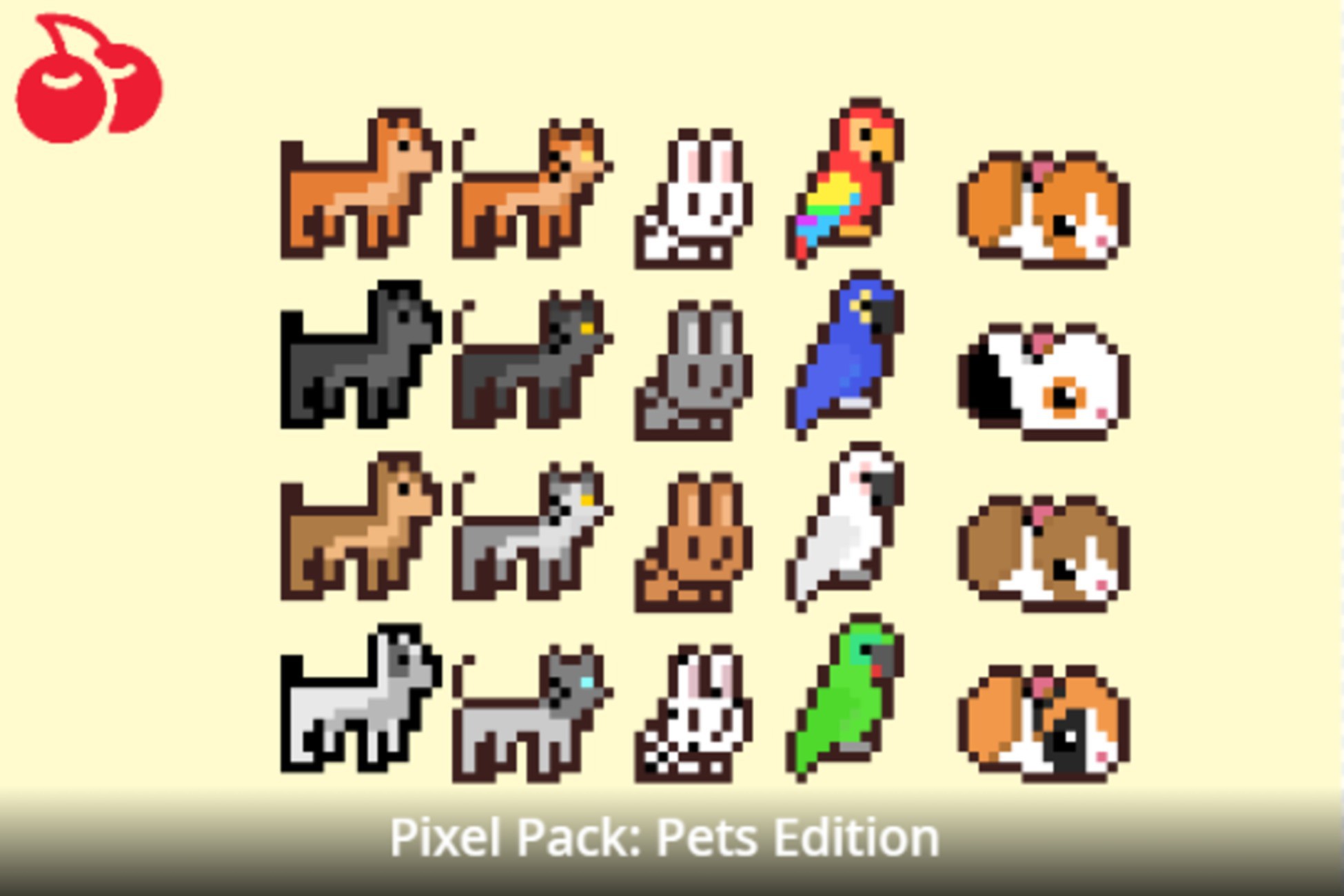 Pets Gui Pixel Pack: Pets Edition | 2D GUI | Unity Asset Store
