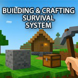 Minecraft-Style Building, Crafting and Survival System for PC & Mobile