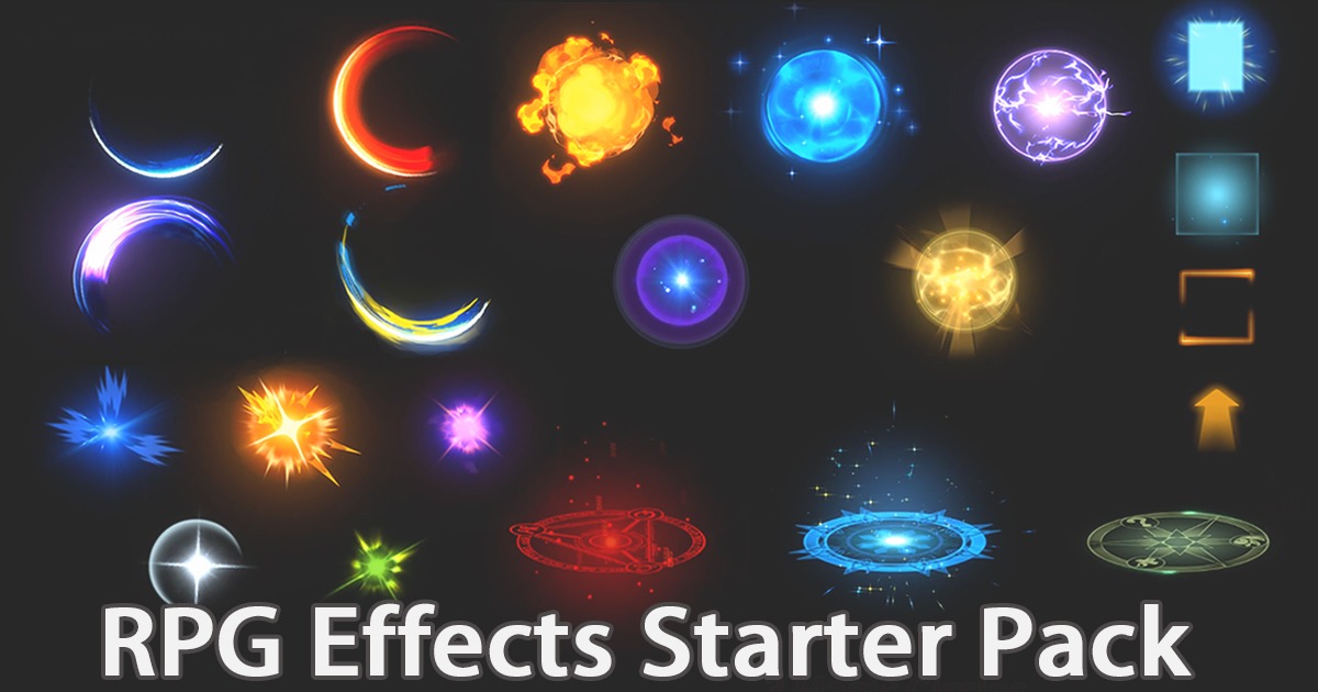 Effects Pack Game VFX - RPG Effects Starter Pack | ビジュアルエフェクト パーティクル | Unity Asset Store