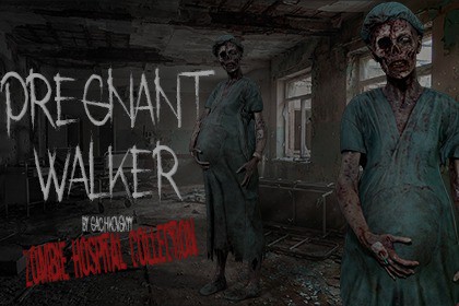 Pregnant Walker — Zombie Hospital Collection
