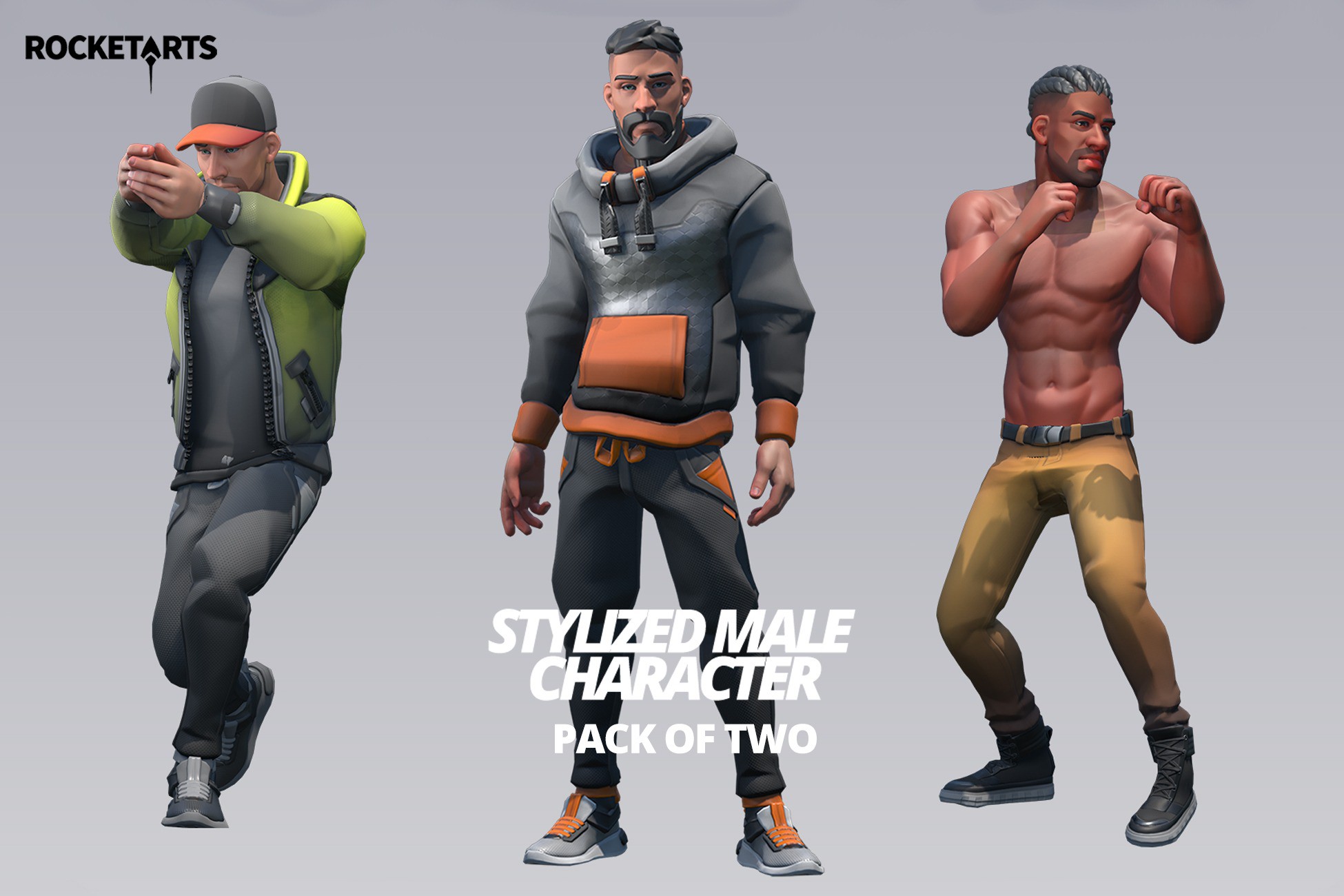 Stylized Modular Character (Male) | 3D Humanoids | Unity Asset Store