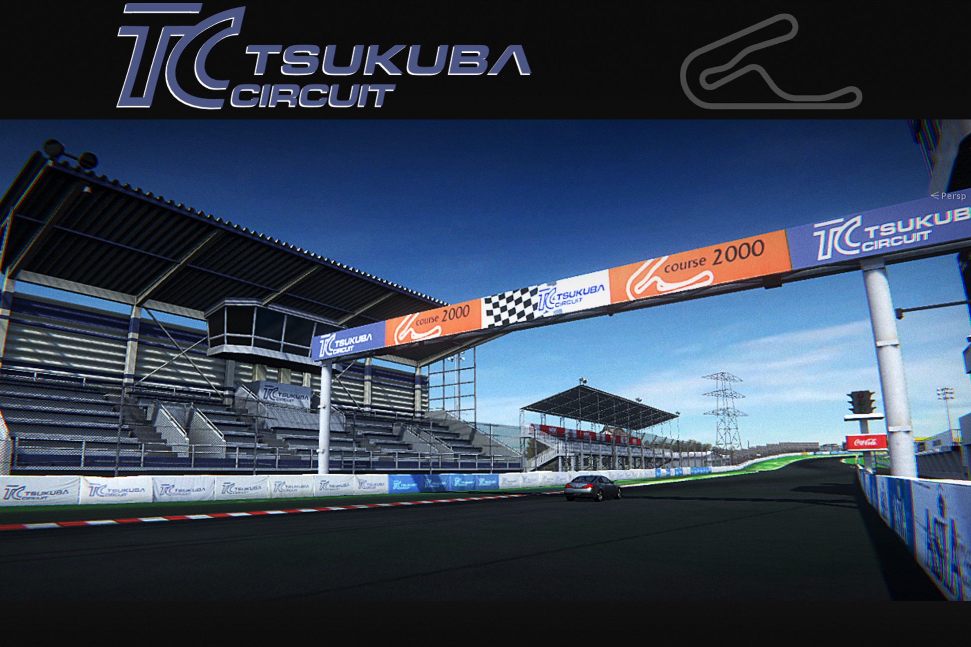 Tsukuba circuit 3D 环境 Unity Asset Store