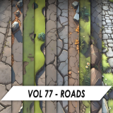 Stylized Textures - Vol 77 - Roads