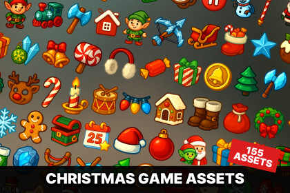 Christmas Holiday Santa Claus Winter Event Icons Pack Festive New Year