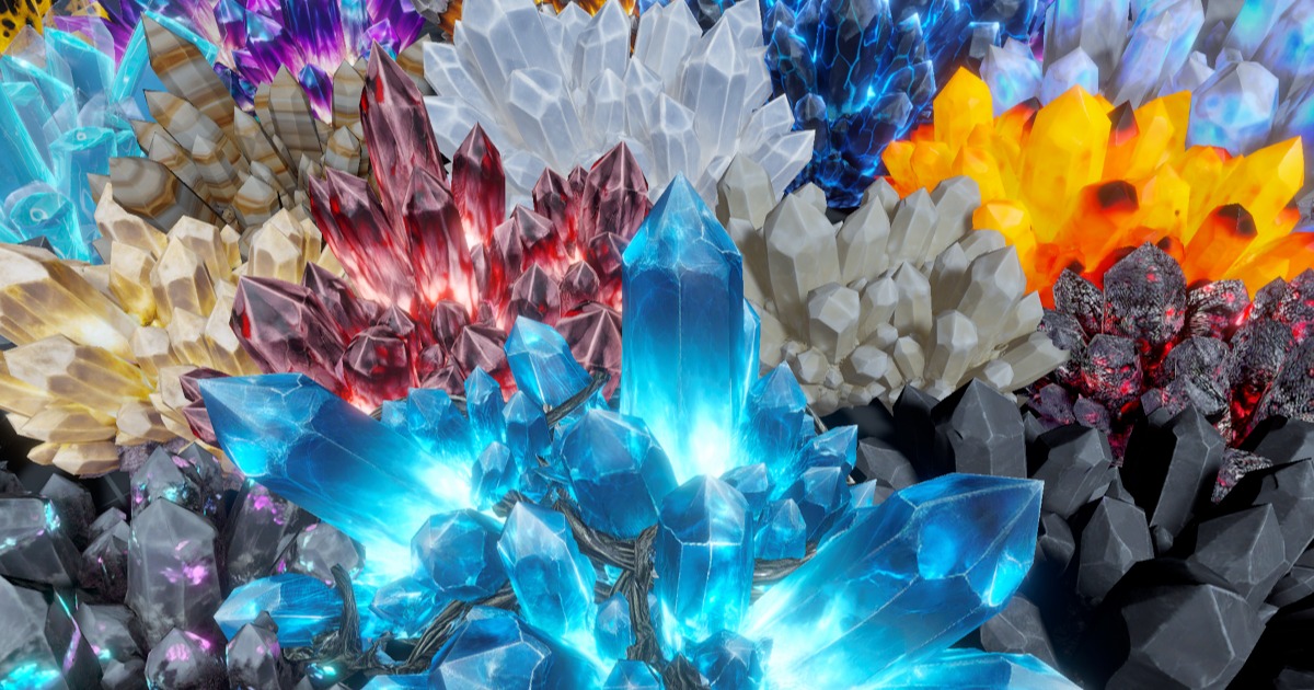 Unity Texture Crystal HQ Crystals - Low poly PBR | 3D Fantasy | Unity Asset Store