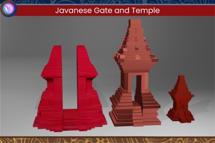 Javanese Gate and Temple
