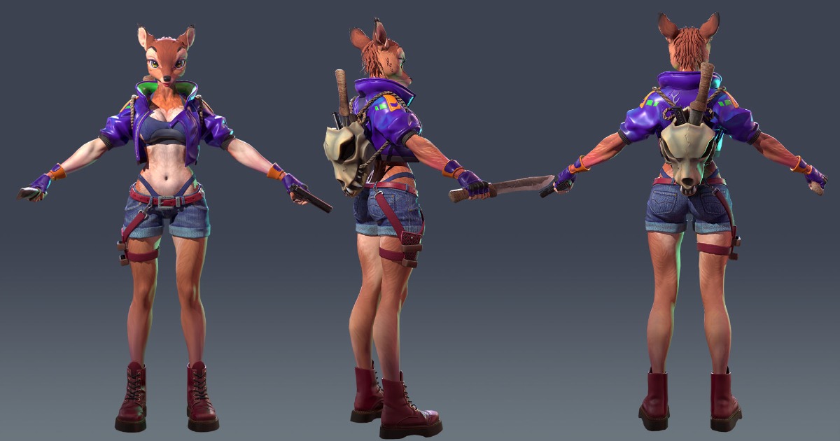 Deer girl | 캐릭터 | Unity Asset Store