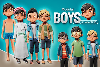 Modular Boys Characters