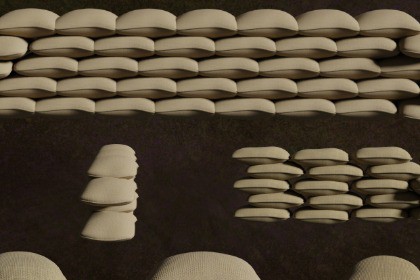 SandBags Series WallDefences G1 - N1 - 3