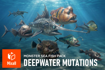 Deepwater Mutations - Monster Sea Fish Pack