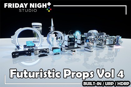 Ultimate Futuristic Props Bundle – Sci-Fi Pack Vol. 4