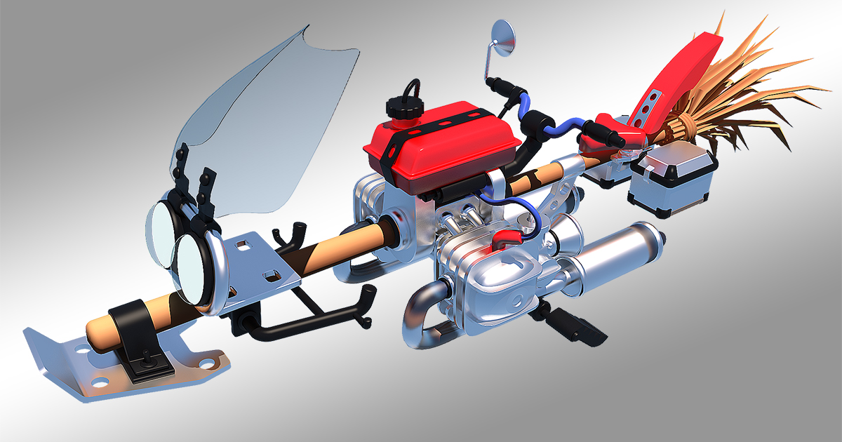 Unity Broom Magic Broom | 3D 항공 | Unity Asset Store