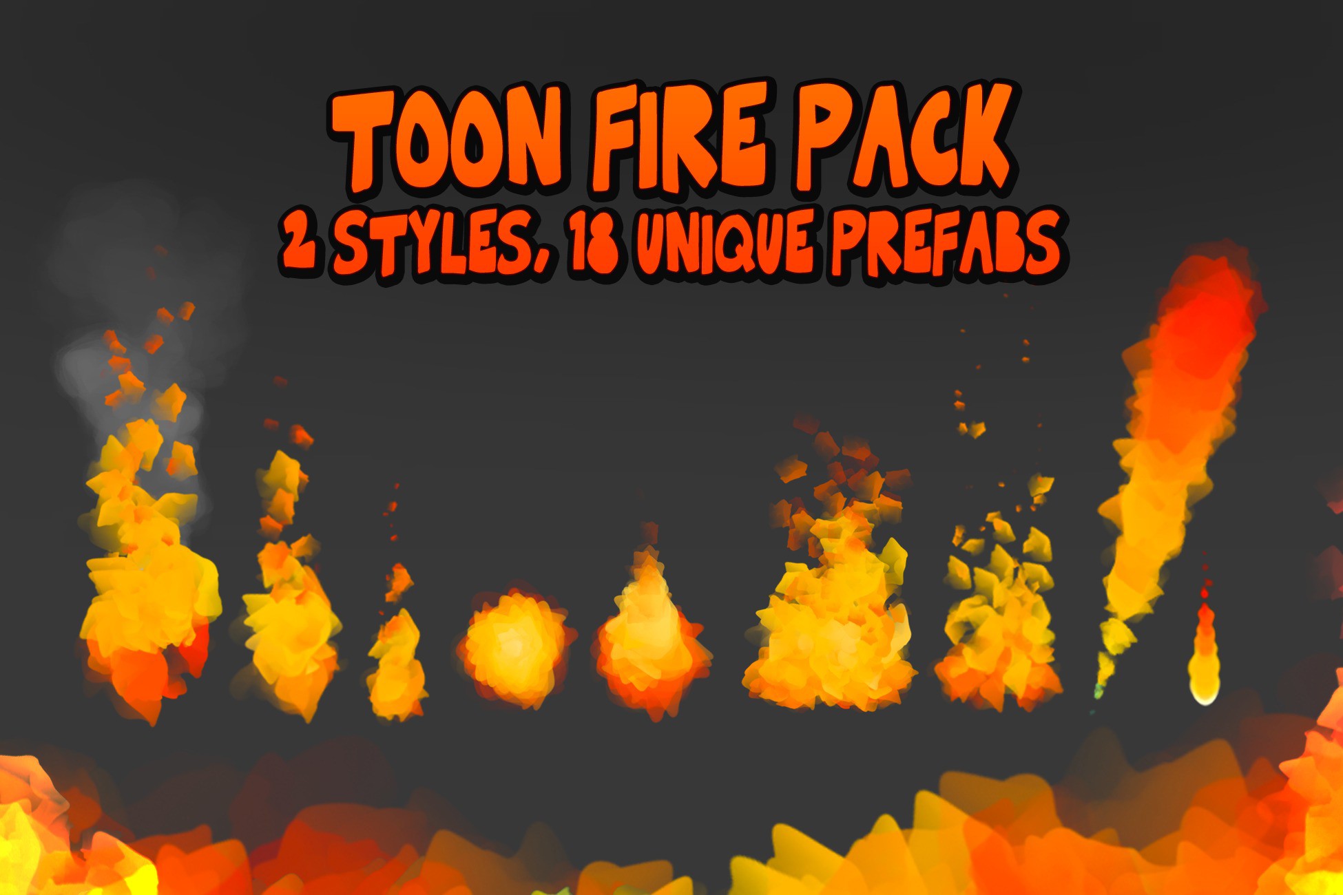 Toon Fire VFX | Fire & Explosions | Unity Asset Store