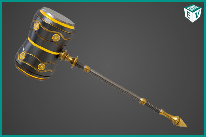 Sci Fi Battle Hammer 03 URP HDRP Textures