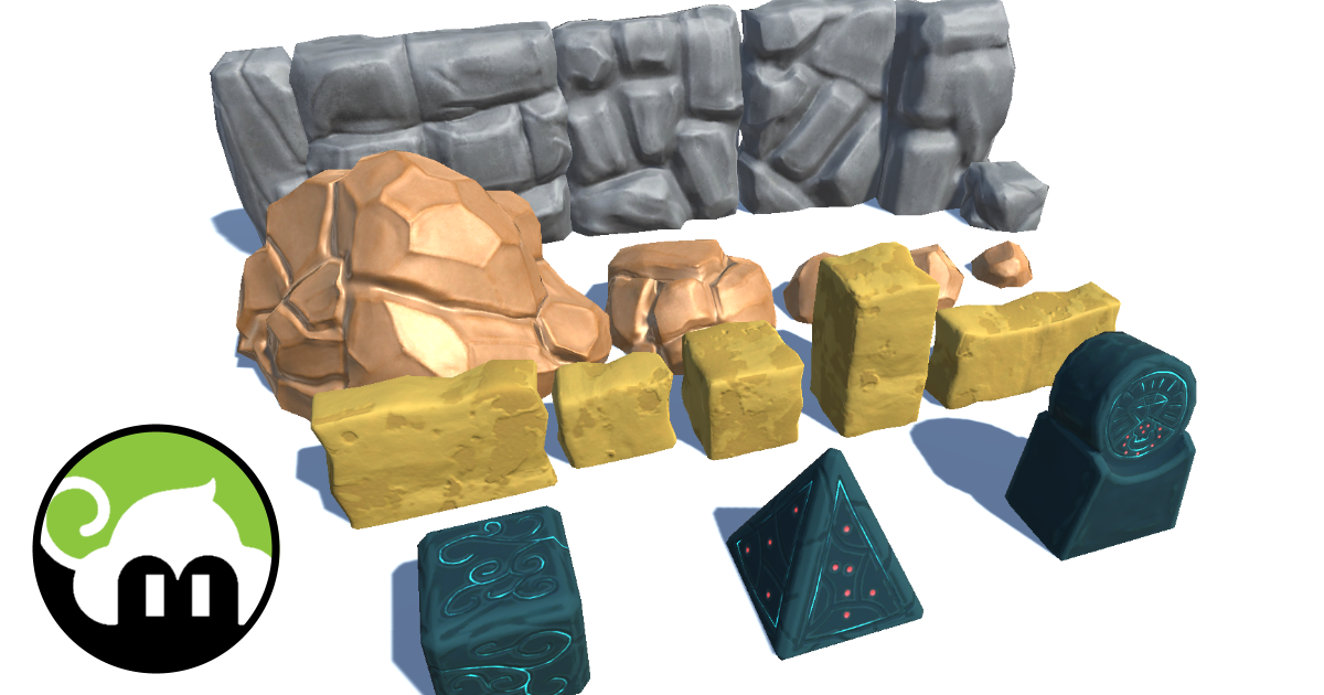 Stone Props Stone Props Pack | 3D Exterior | Unity Asset Store