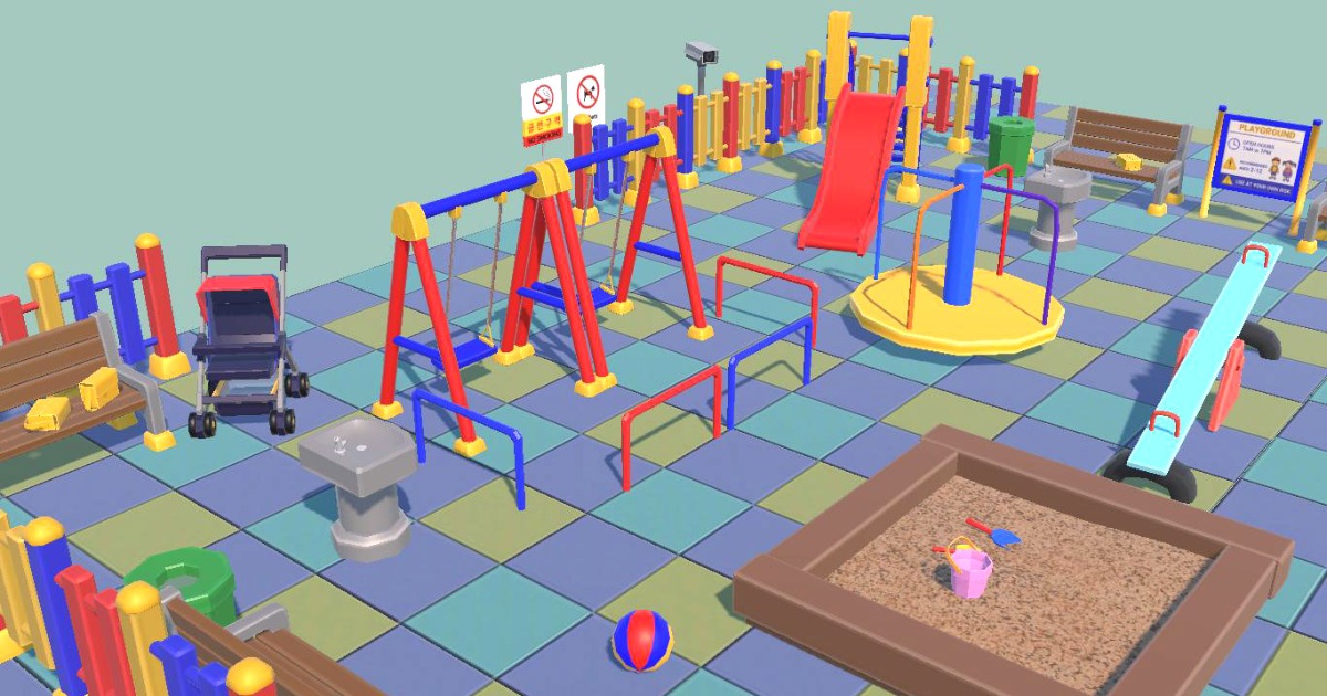 MAR – Low Poly Playground Complete Pack