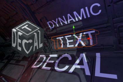 Text Decal: Dynamic, Surface-Aligned & Shaded