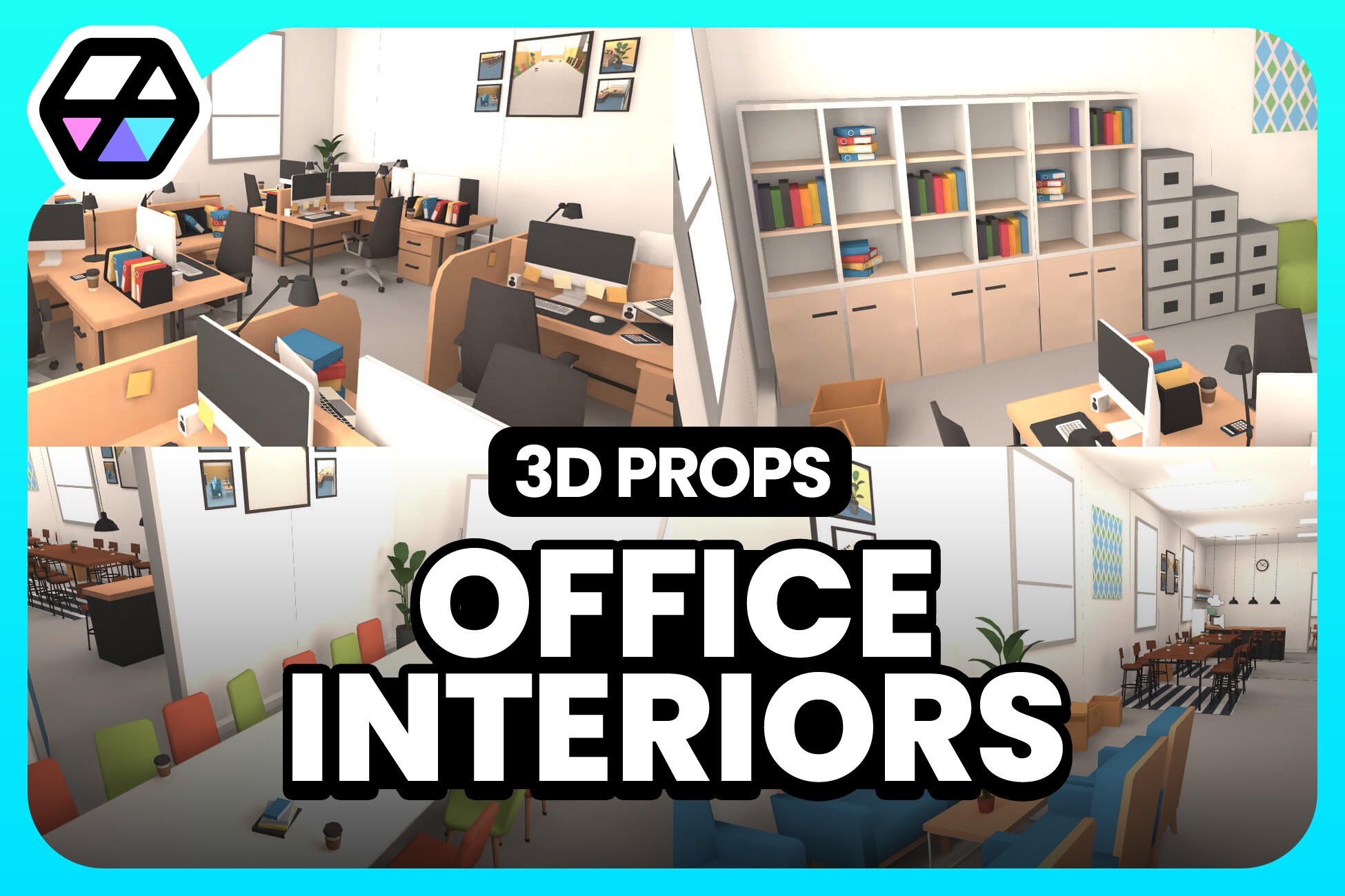 3D Props - Office Interiors | 3D 인테리어 | Unity Asset Store