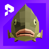 Low Poly Animated Freshwater Fish